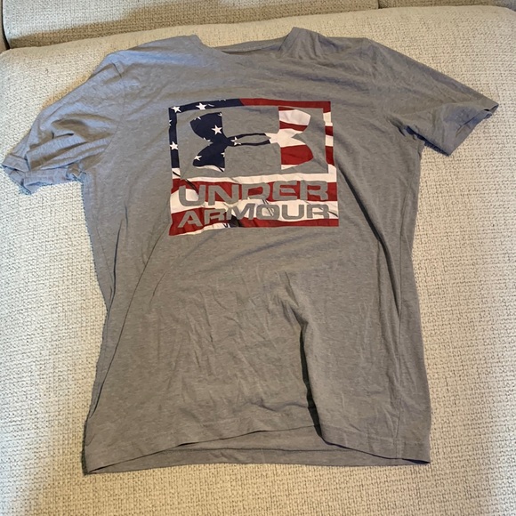 Under Armour American Flag Shirt - Picture 1 of 3
